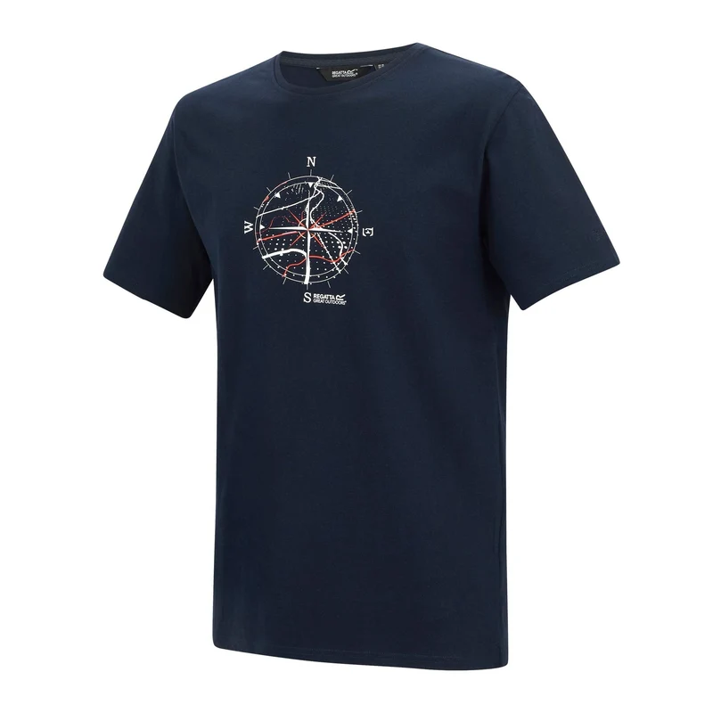 Regatta Mens Cline IX T-Shirt - Navy Compass