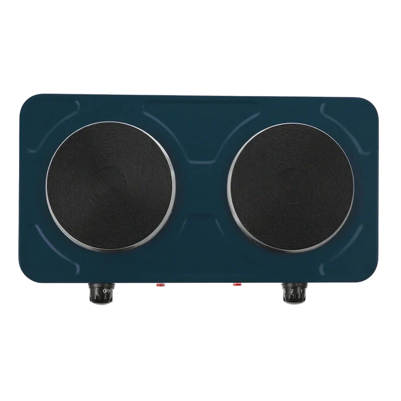 Quest Double Hot Plate - Slate