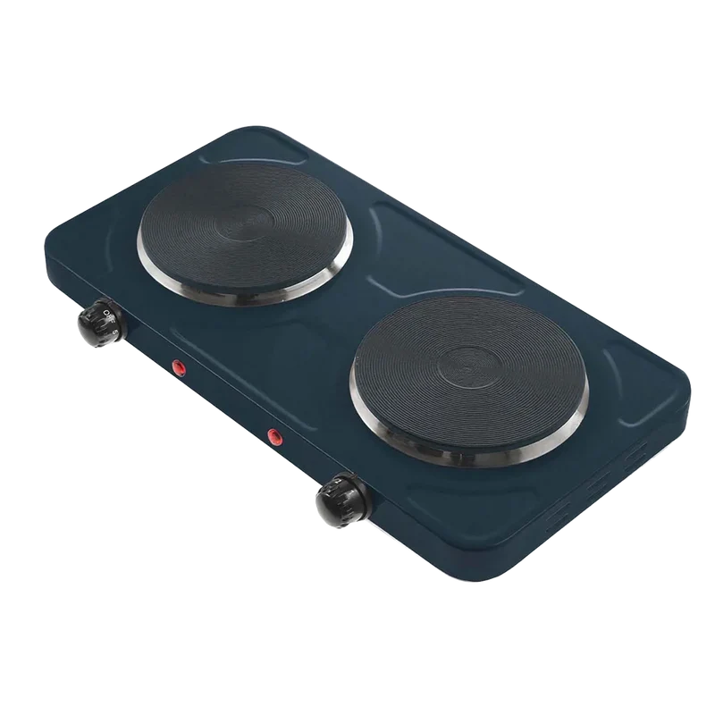 Quest Double Hot Plate - Slate