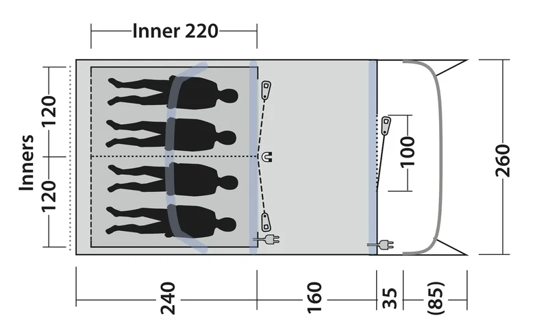 Outwell Monterey 4 Air Tent