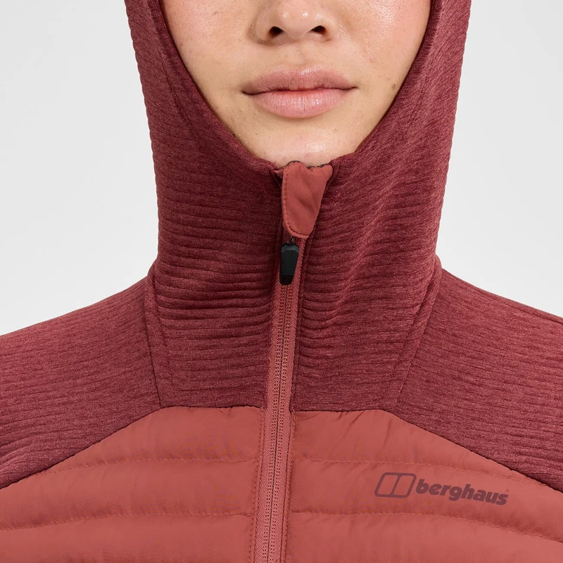 Berghaus Nula Women's Hybrid Jacket - Corundum Red
