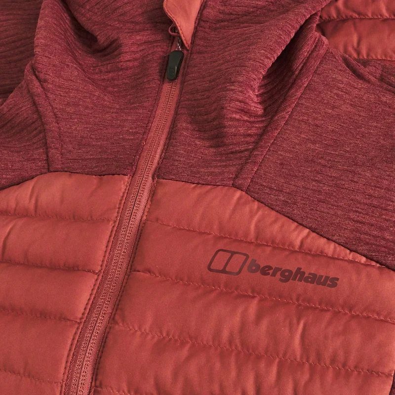 Berghaus Nula Women's Hybrid Jacket - Corundum Red