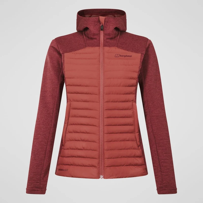 Berghaus Nula Women's Hybrid Jacket - Corundum Red