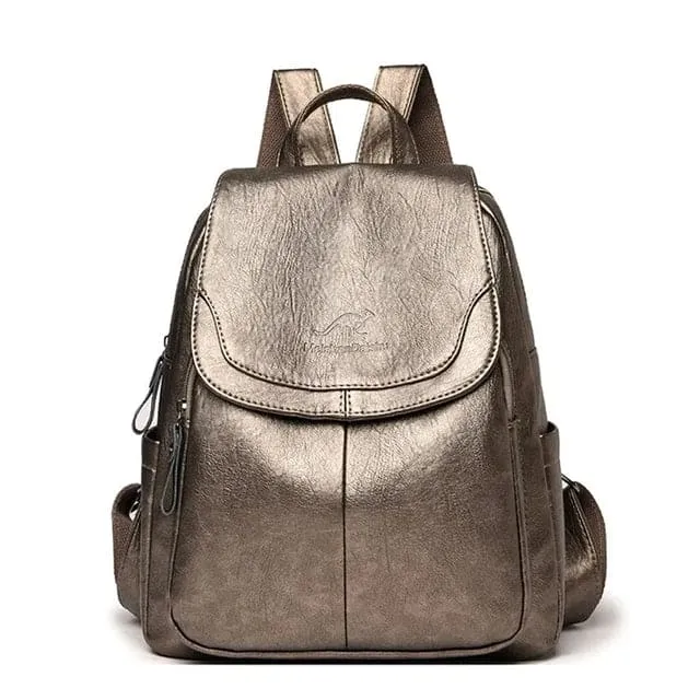Herren Herbst Sicherheitsrucksack mit RFID-Schutz und versteckten Reißverschlüssen