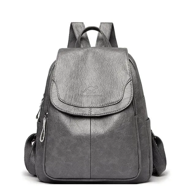 Herren Herbst Sicherheitsrucksack mit RFID-Schutz und versteckten Reißverschlüssen