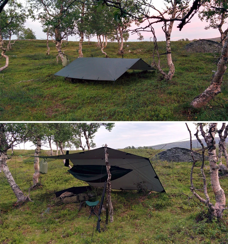 DD Hammocks 3x3 Tarp laavukangas, oliivinvihreä