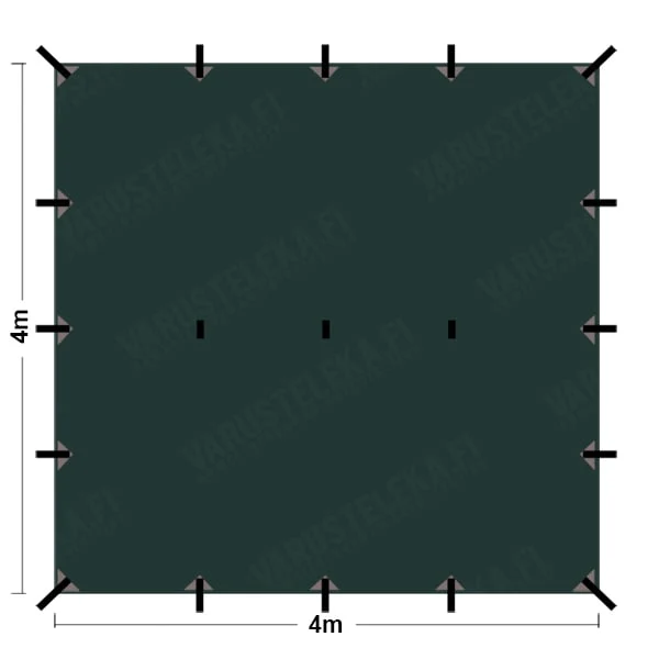 DD Hammocks 4x4 Tarp laavukangas