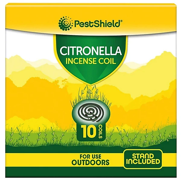 Citronella Incense Mosquito Coils - Insect Repellent. Pack of 10