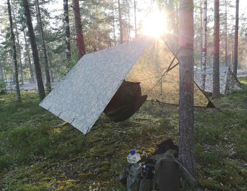 DD Hammocks 3x3 Tarp laavukangas, DD Multicam