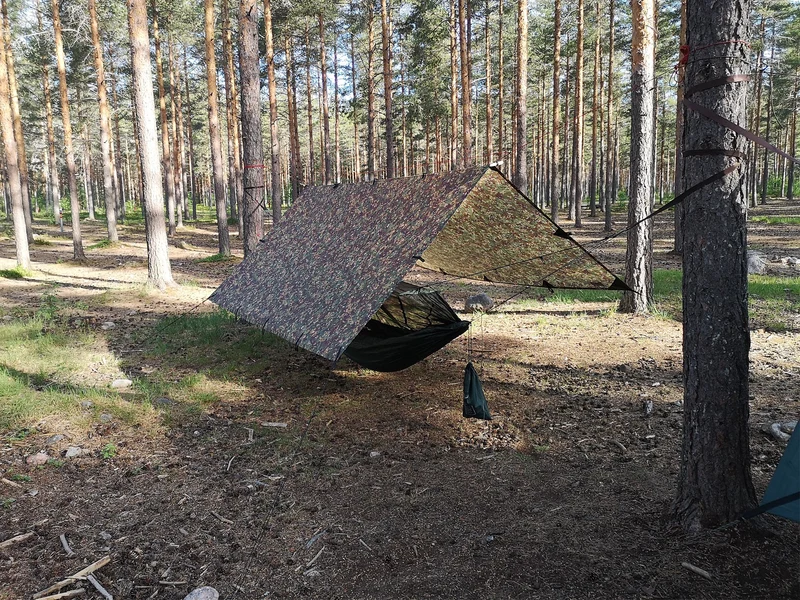 DD Hammocks 3x3 Tarp laavukangas, DD Multicam