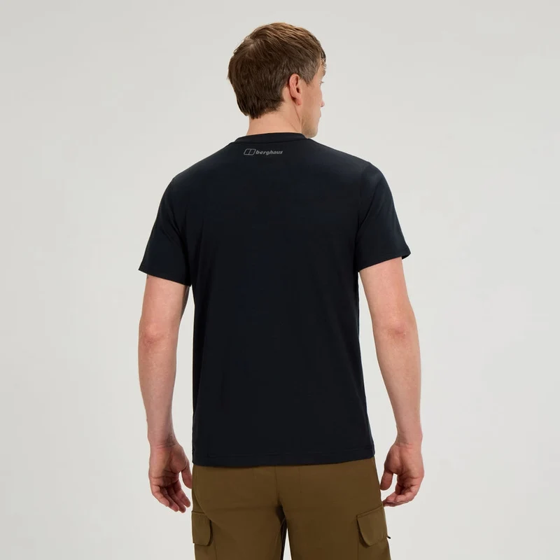 Berghaus 'Map Of The Toon' Men's T-Shirt - Black