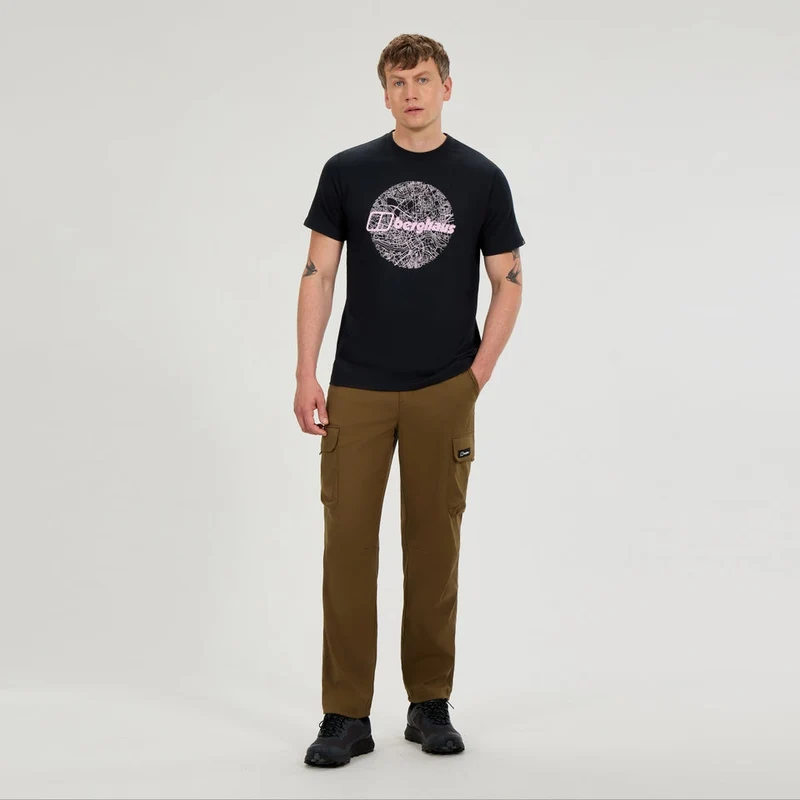Berghaus 'Map Of The Toon' Men's T-Shirt - Black