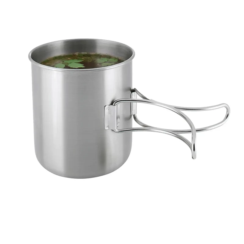 Edelstahlbecher Handle Mug 600