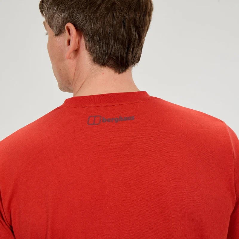Berghaus 'Map Of The Toon' Men's T-Shirt - Orange Mica