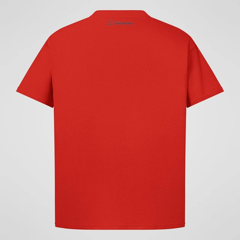 Berghaus 'Map Of The Toon' Men's T-Shirt - Orange Mica