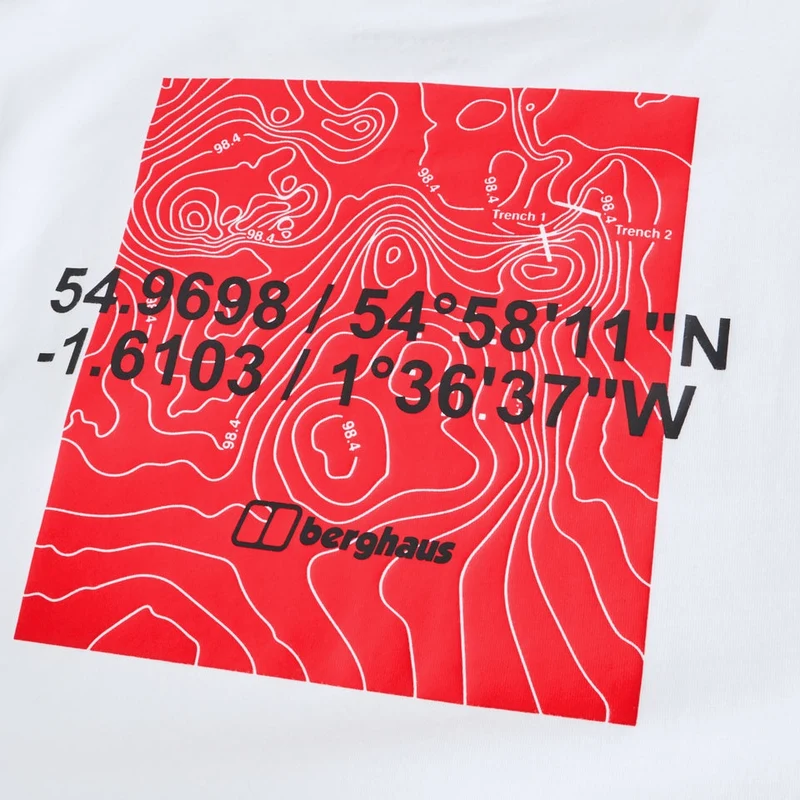 Berghaus Coordinates Men's T-Shirt - Pure White