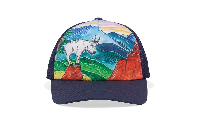 Sunday afternoons Kid's Artist Series Trucker "mountain goat"