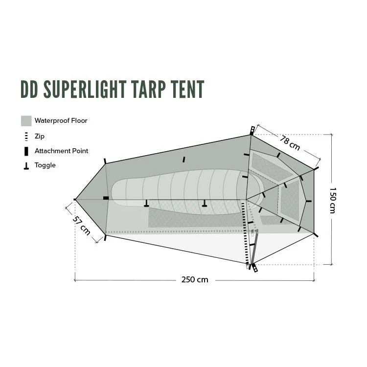 DD Hammocks SuperLight Tarp Tent