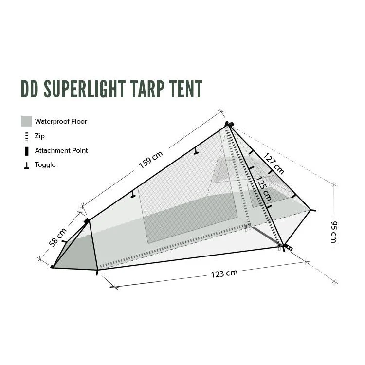 DD Hammocks SuperLight Tarp Tent