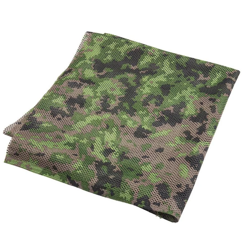 Foxa PES Net 260 verkkokangas, M05 metsäkuvio, metritavara