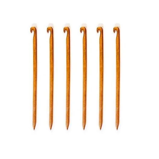 DD Hammocks SuperLight Pegs maakiilat, 6-Pack