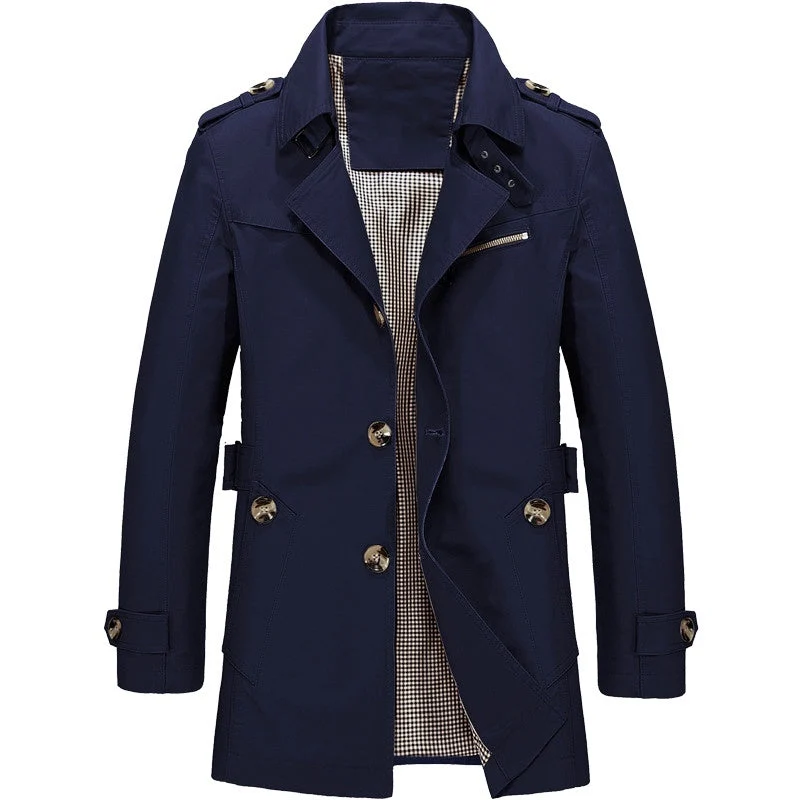 Unisex Wasserabweisender Windbreaker-Mantel für Herbst & Übergang