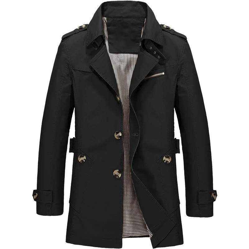 Unisex Wasserabweisender Windbreaker-Mantel für Herbst & Übergang