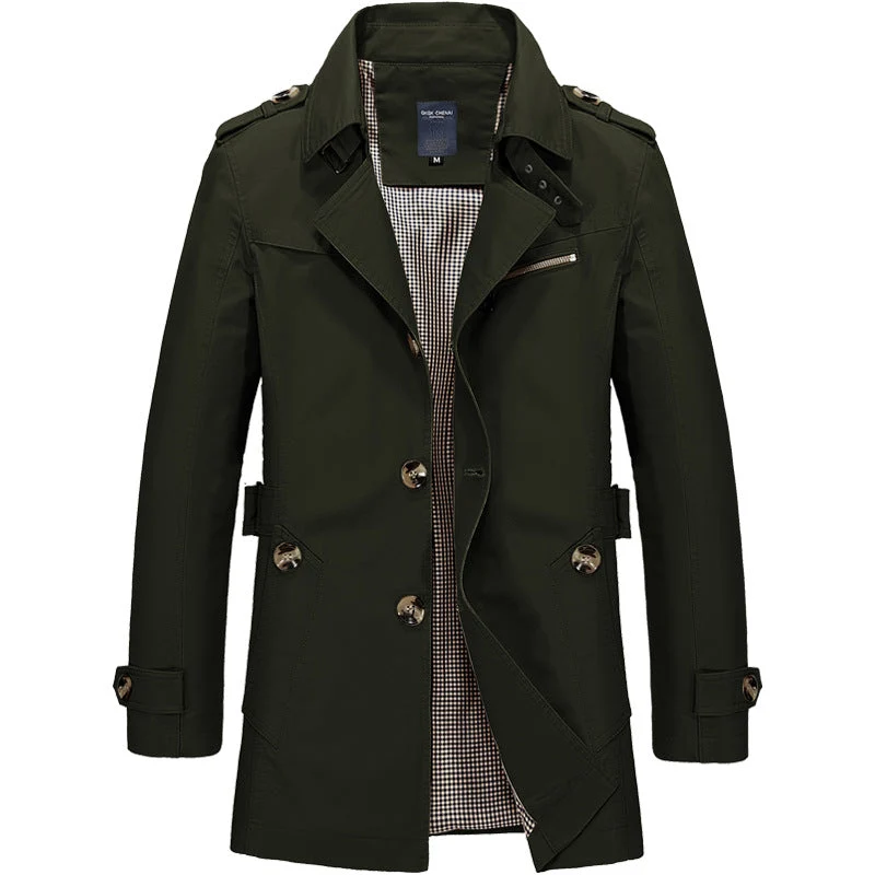 Unisex Wasserabweisender Windbreaker-Mantel für Herbst & Übergang