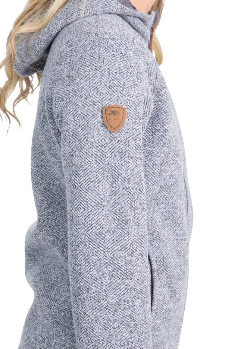 Trespass Reserve Fleece Hoodie - Denim