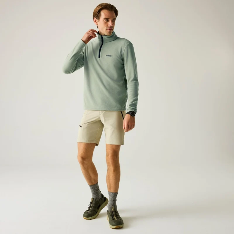Regatta Thompson Half-Zip Men's Fleece - Sage Green