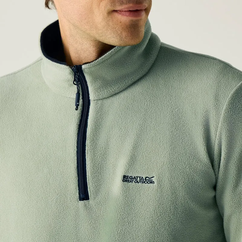 Regatta Thompson Half-Zip Men's Fleece - Sage Green