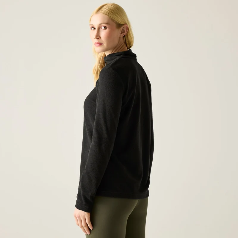Regatta Women's Sweethart Lightweight Half-Zip Fleece - Black