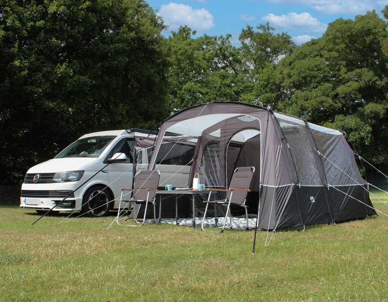 Maypole Warwick Poled Driveaway Awning - Low 180-210cm