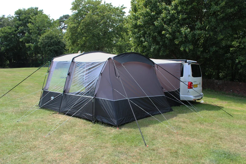 Maypole Warwick Poled Driveaway Awning - Low 180-210cm