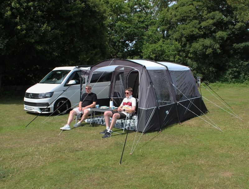 Maypole Warwick Poled Driveaway Awning - Low 180-210cm