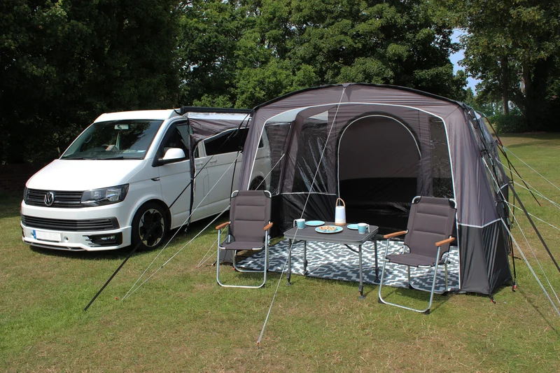 Maypole Warwick Poled Driveaway Awning - Low 180-210cm