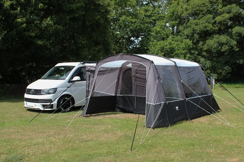 Maypole Warwick Poled Driveaway Awning - Low 180-210cm