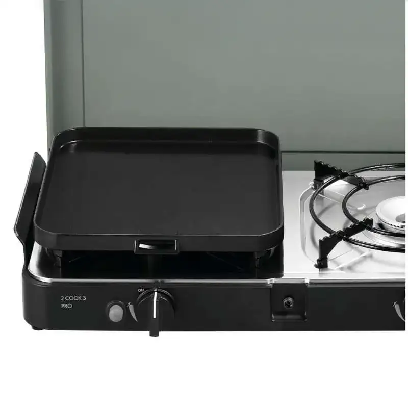 Cadac 2 Cook 3 Pro Deluxe QR - Portable Dual Burner Gas Camping Stove
