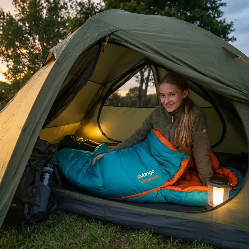 Vango Nitestar Alpha Junior Quad Sleeping Bag - Seaport Blue