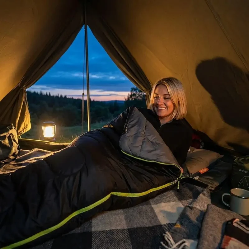 Vango Atlas Quad 350 3-Season Sleeping Bag - Grey