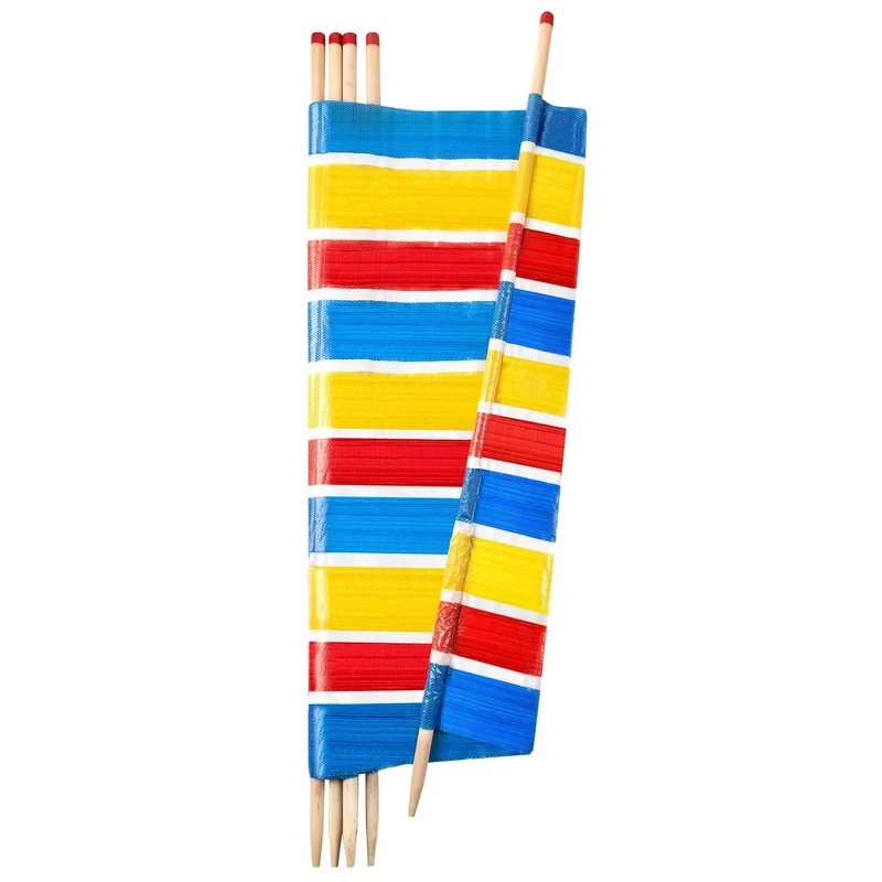 5 Pole Windbreak Tall - Multi Colour