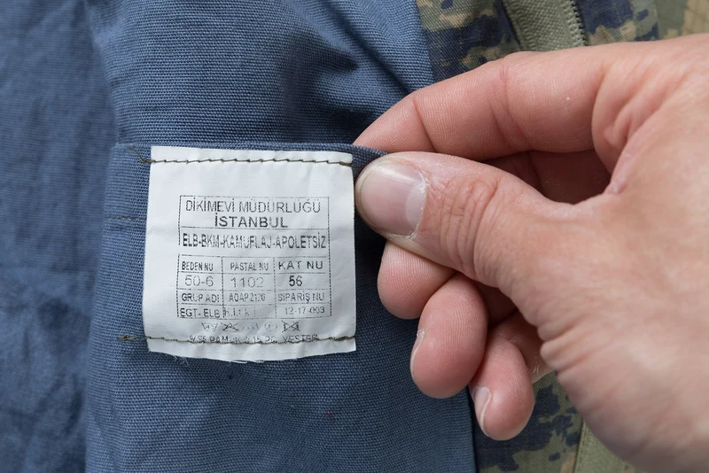 Turkkilainen ilmavoimien kenttätakki, M2008, ylijäämä