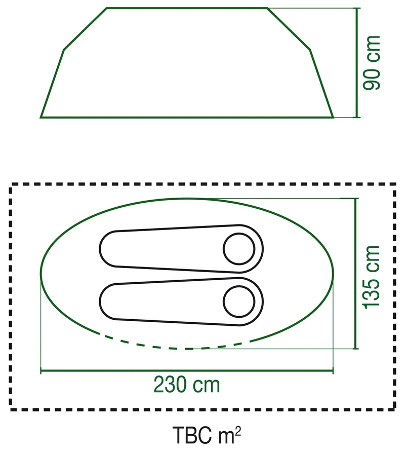 Coleman Galiano 2 Pop Up Tent - Blue