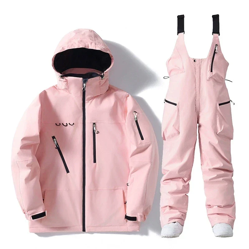 Unisex Winter Skianzug Set – Skijacken & Hosen für Schneeabenteuer