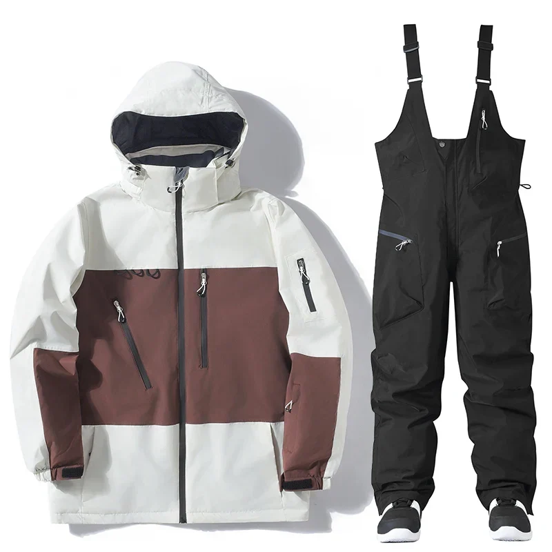 Unisex Winter Skianzug Set – Skijacken & Hosen für Schneeabenteuer