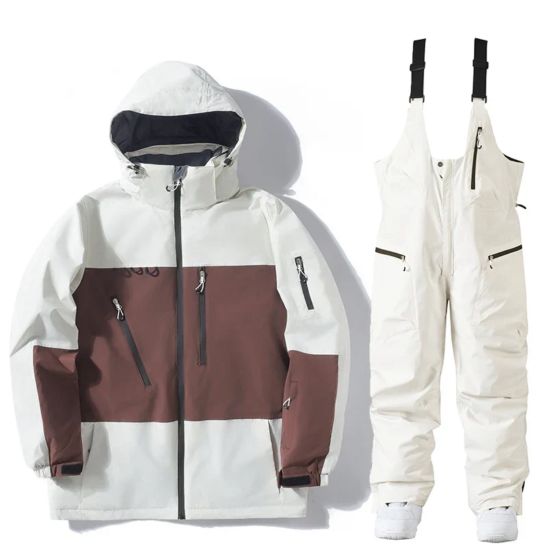 Unisex Winter Skianzug Set – Skijacken & Hosen für Schneeabenteuer