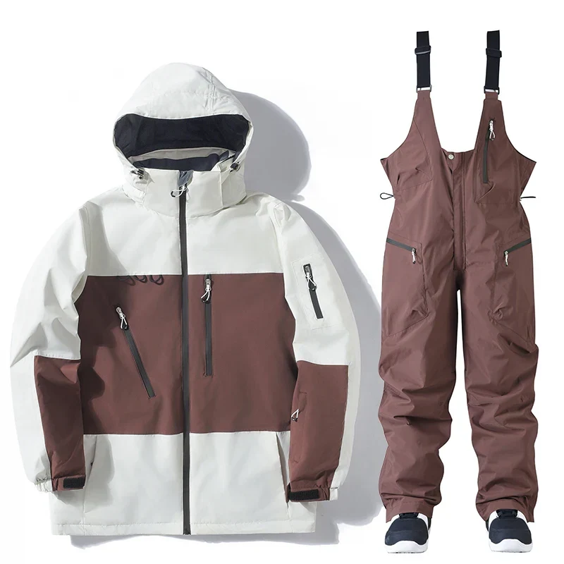 Unisex Winter Skianzug Set – Skijacken & Hosen für Schneeabenteuer