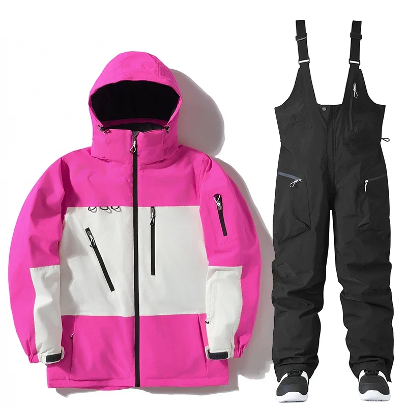 Unisex Winter Skianzug Set – Skijacken & Hosen für Schneeabenteuer