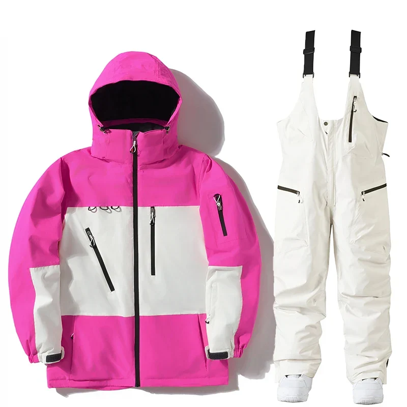 Unisex Winter Skianzug Set – Skijacken & Hosen für Schneeabenteuer