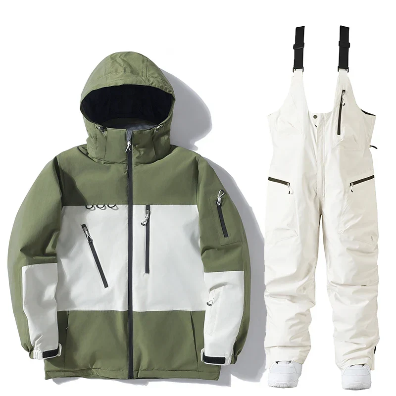 Unisex Winter Skianzug Set – Skijacken & Hosen für Schneeabenteuer